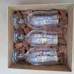 Kit 3 Taças Deu Samba Ouro - Caixa Prime