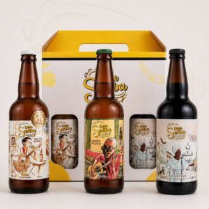 Kit Presente Trinca Deu Samba - Pilsen, IPA com Maracujá e Milk Stout | 3 Garrafas 500ml